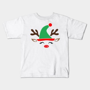 Reindeer Elf - Adorable Kids T-Shirt